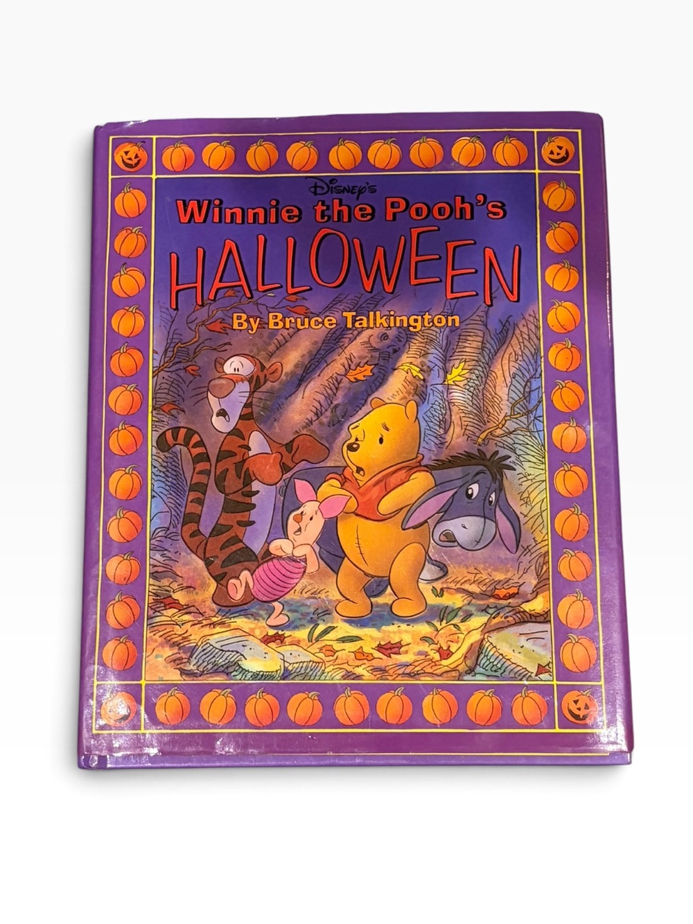 Vintage Disney Winnie the Pooh’s Halloween Bruce Talkington Hardcover Book 1997